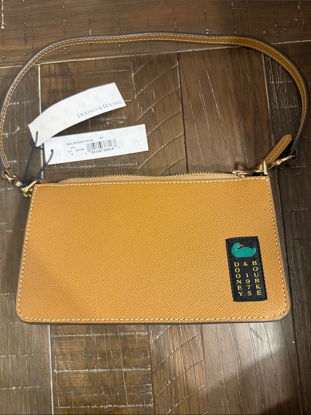 Dooney & Bourke Brown Leather Shoulder Bag